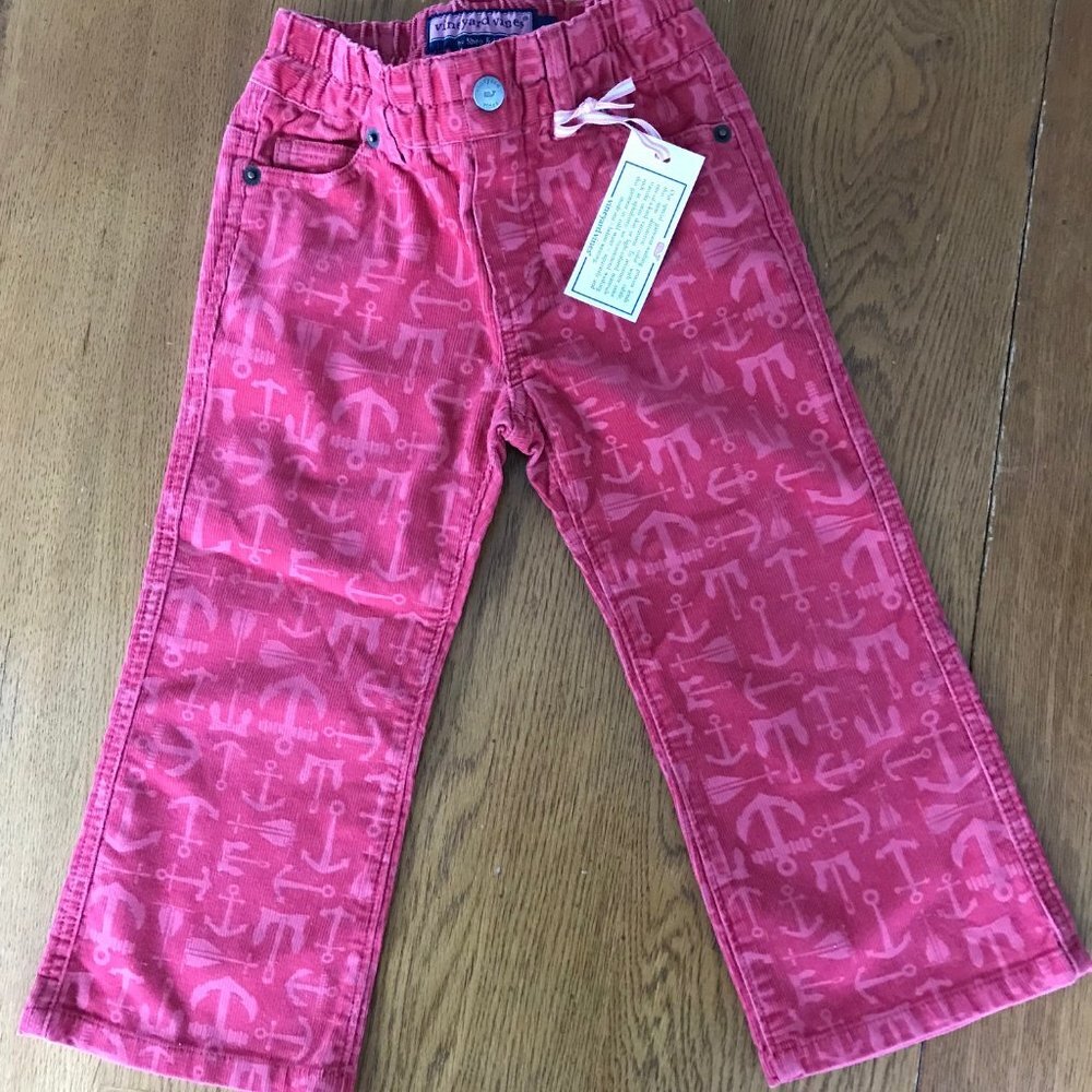 VINEYARD VINES LITTLE GIRLS CORDUROY PANTS WINTER